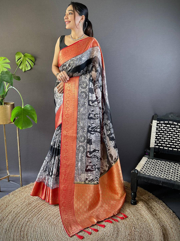 Kalamkari Kota Saree