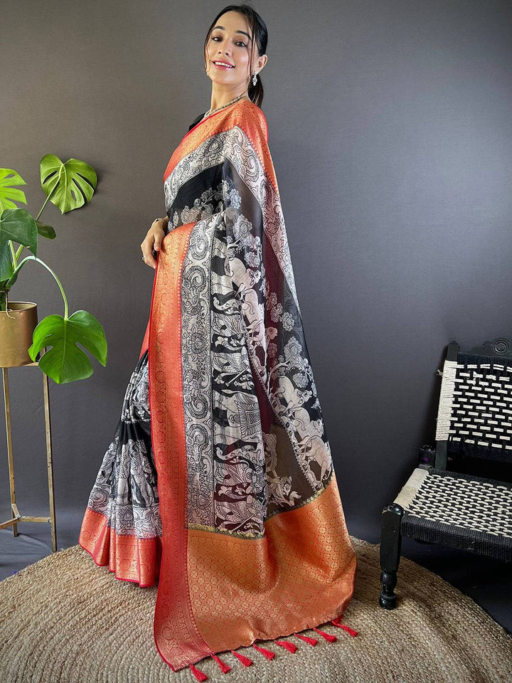 Kalamkari Kota Saree