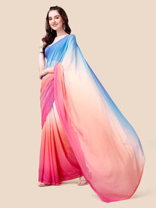 Soft Georgette Bollywood celebrity Wear Saree