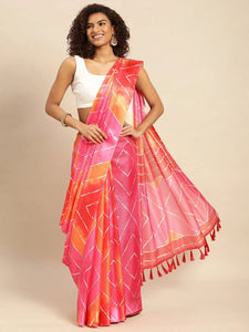 Soft Satin Kota Doriya Batik Digital Print Saree