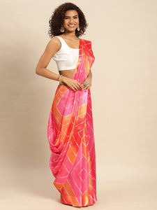 Soft Satin Kota Doriya Batik Digital Print Saree