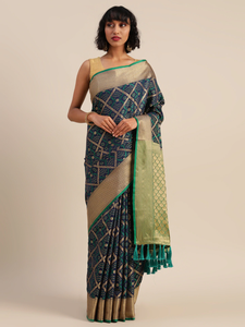  Exclusive Banarasi Patola Silk Saree with Zari Work